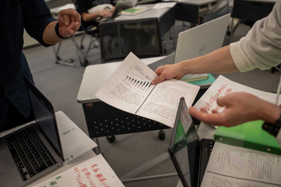 社会調査実習授業の様子１